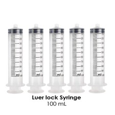100ml Syringes Luer Lock