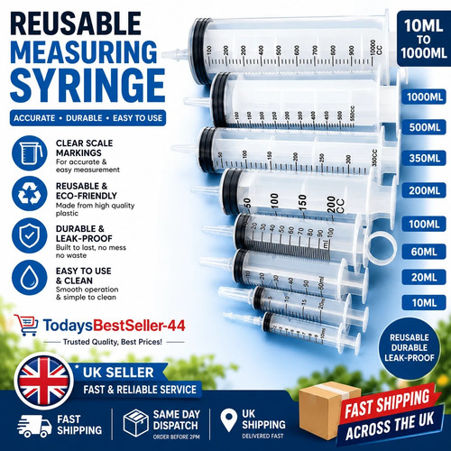 Large plastic syringe 10ml - large,