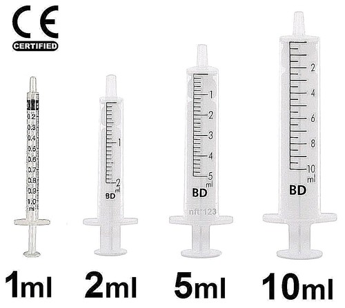 1ml 2ml 5ml 10ml 20ml - , bd