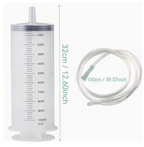 Large syringe with - syringe,